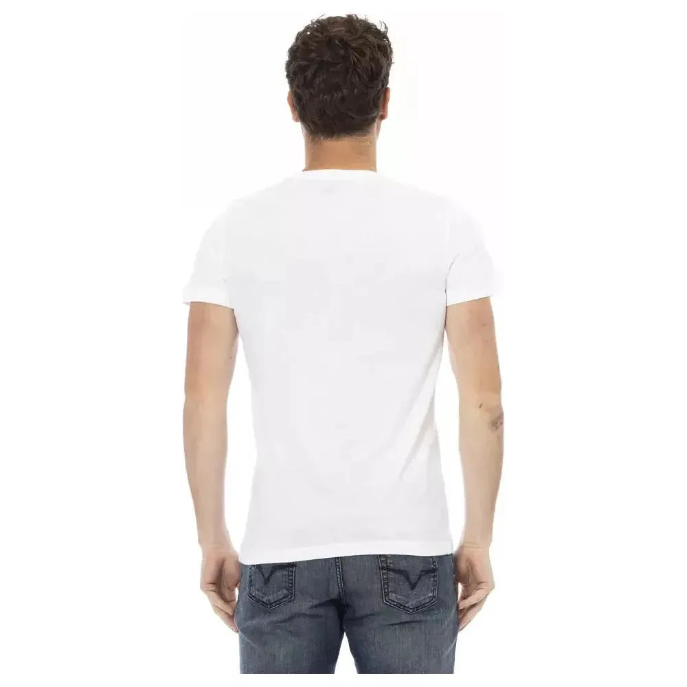 Trussardi Action White Cotton T-Shirt