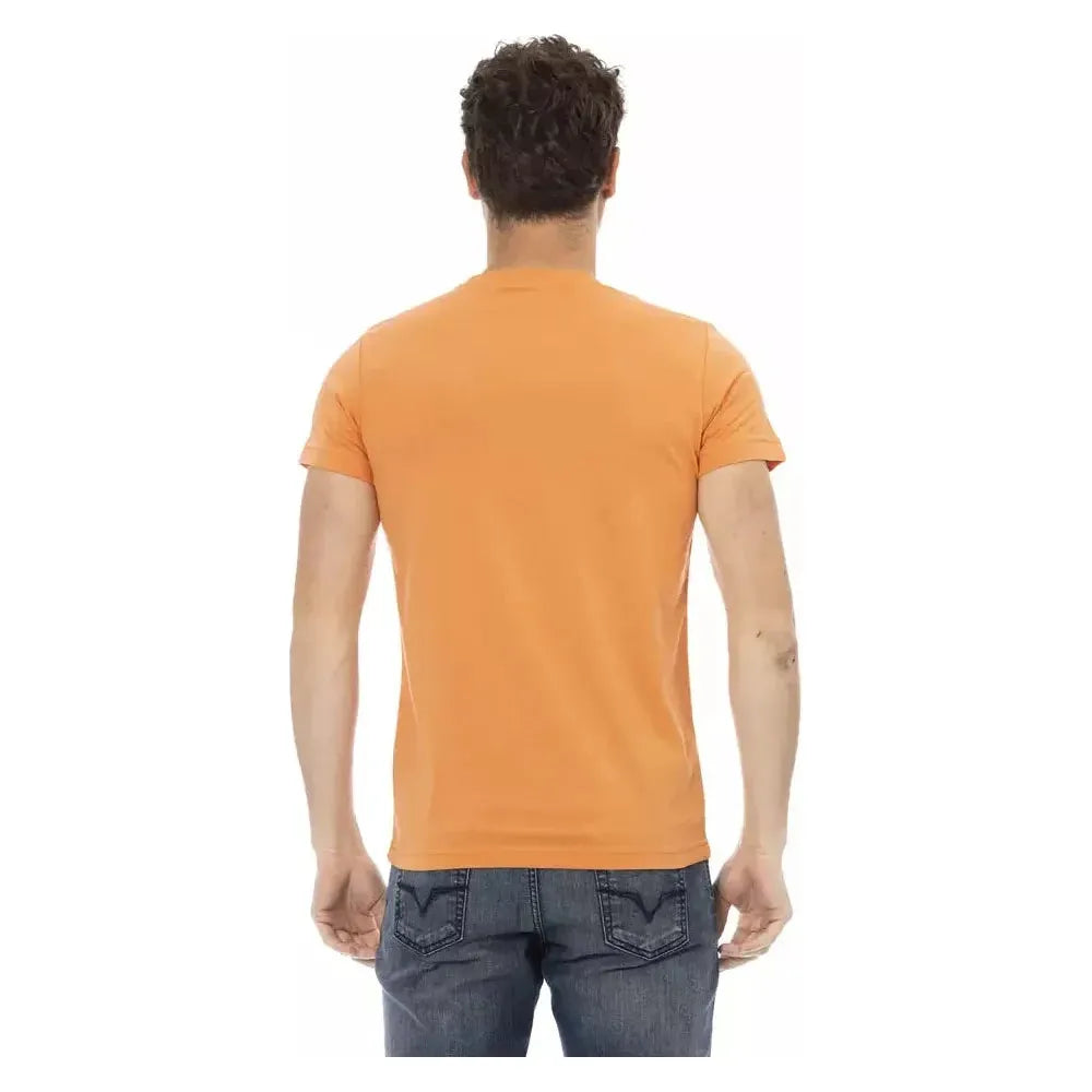 Trussardi Action Orange Cotton T-Shirt