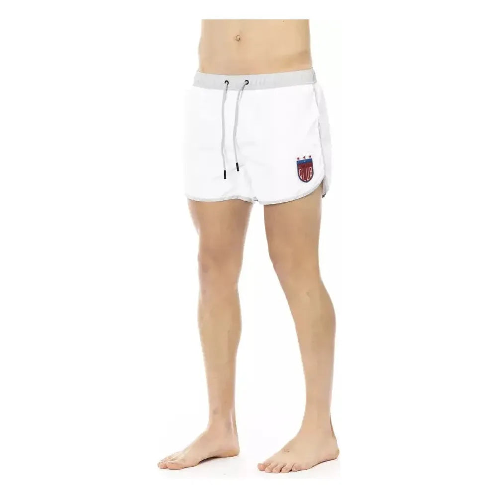 Bikkembergs White Polyester Men's Swim Short