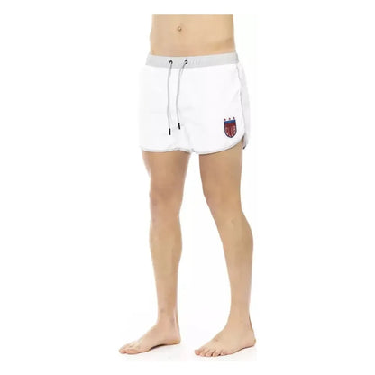Bikkembergs White Polyester Men's Swim Short