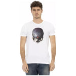 Trussardi Action White Cotton Men's T-Shirt TR-22793-S