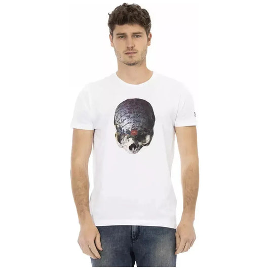 Trussardi Action White Cotton Men's T-Shirt TR-22793-S