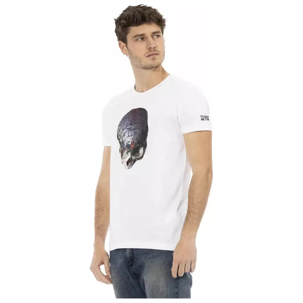 Trussardi Action White Cotton T-Shirt
