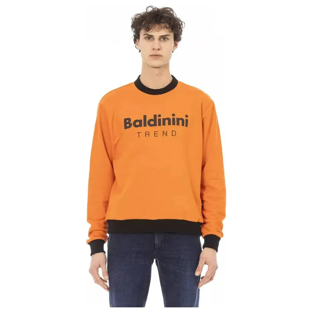 Baldinini Trend Orange Cotton Sweater