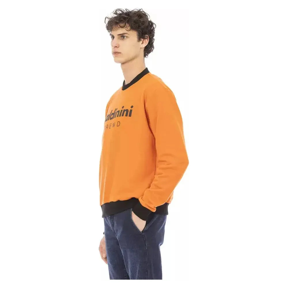 Baldinini Trend Orange Cotton Sweater