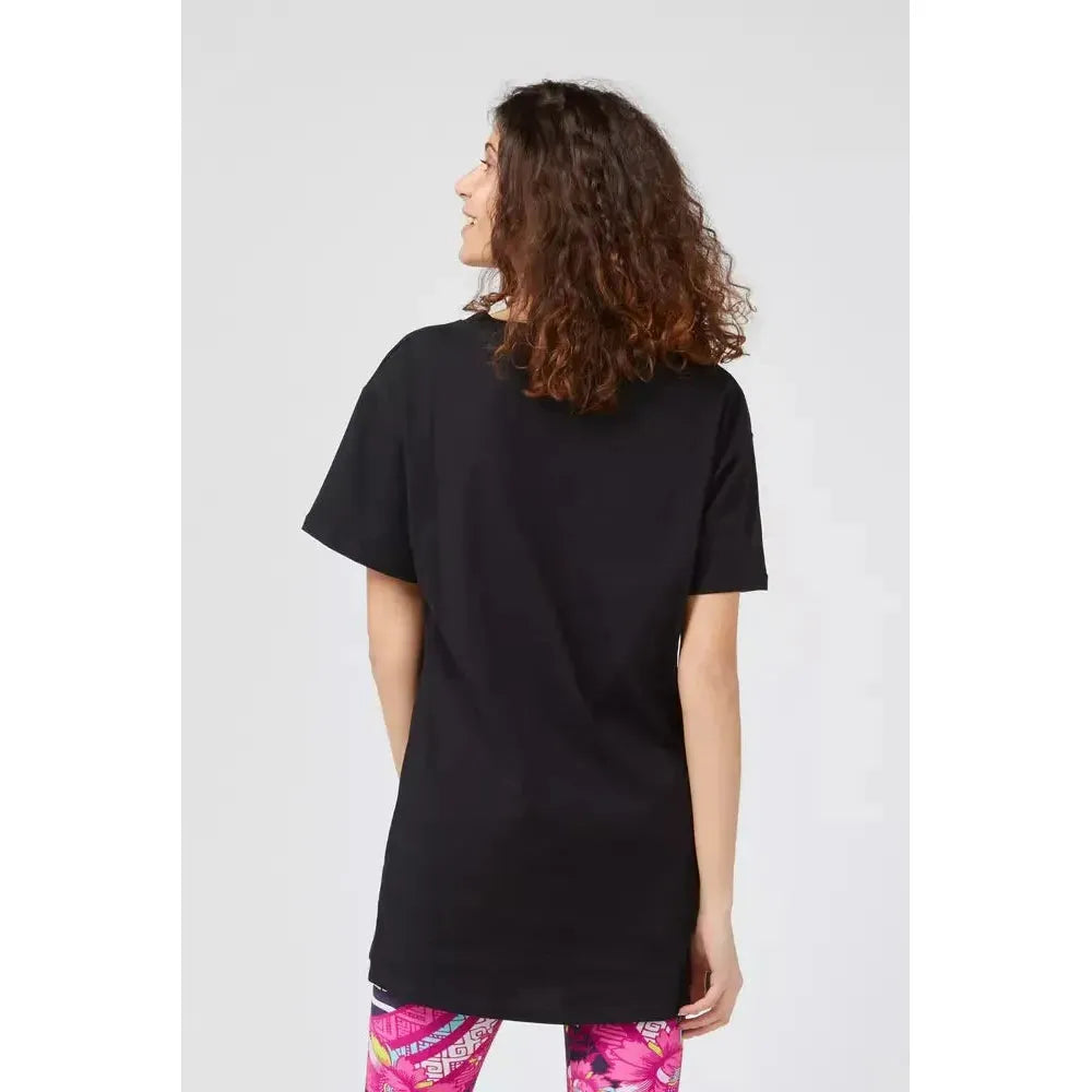 Custo Barcelona Blue Cotton Women T-Shirt CU-22184-S