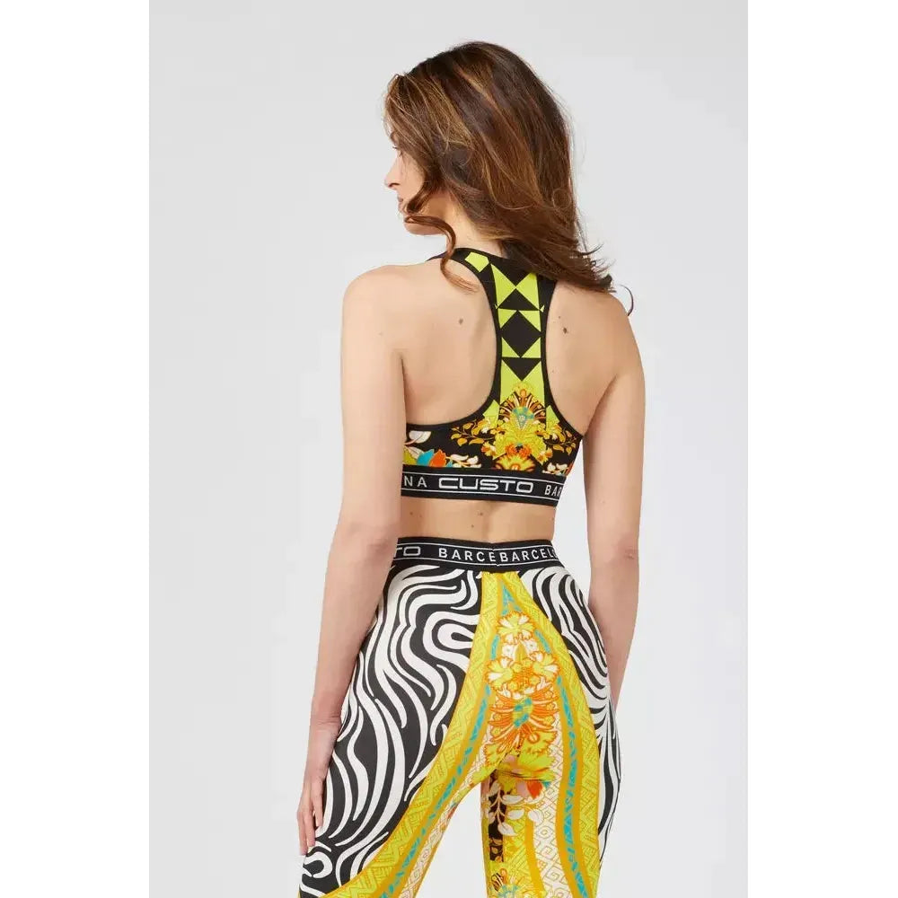 Custo Barcelona Yellow Polyamide Women Top CU-22186-M