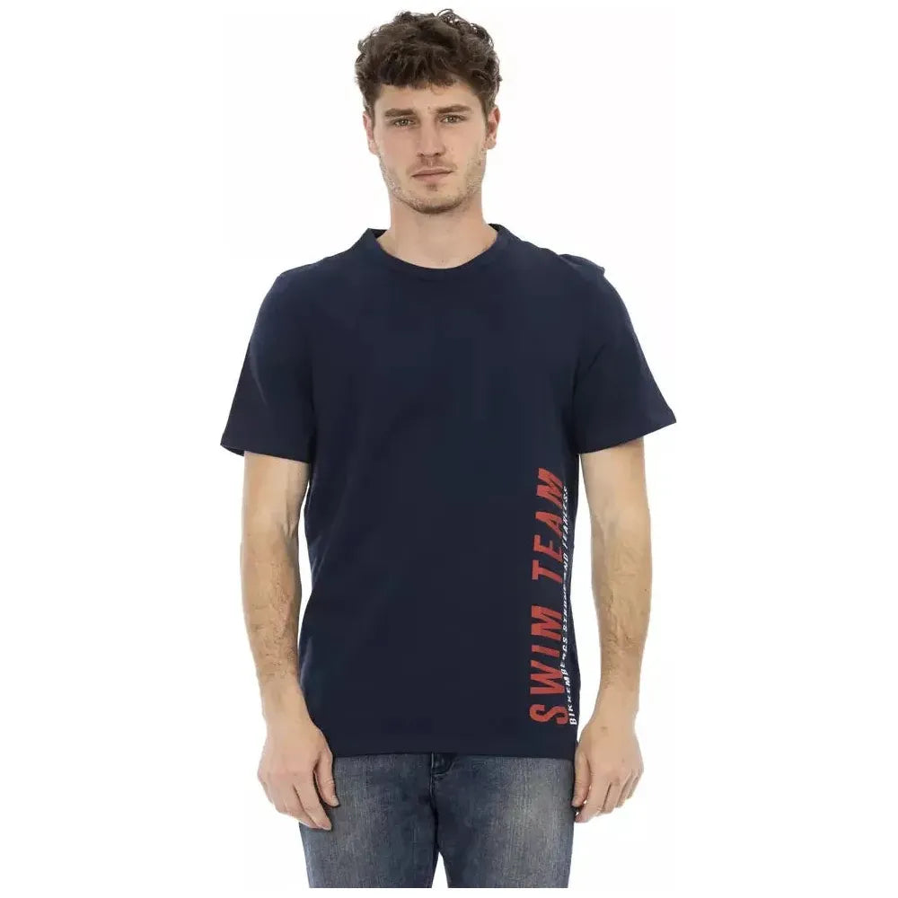 Bikkembergs Blue Cotton T-Shirt
