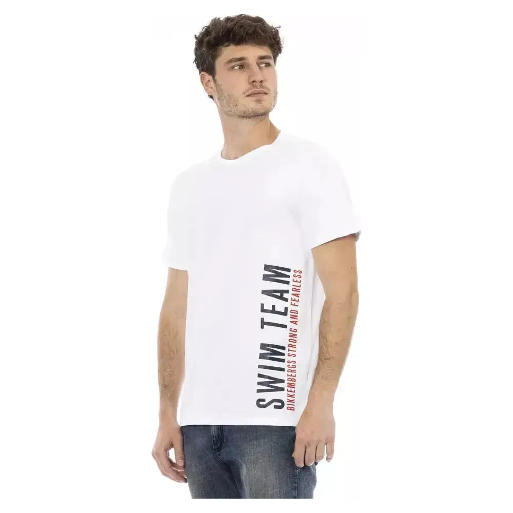 Bikkembergs White Cotton T-Shirt
