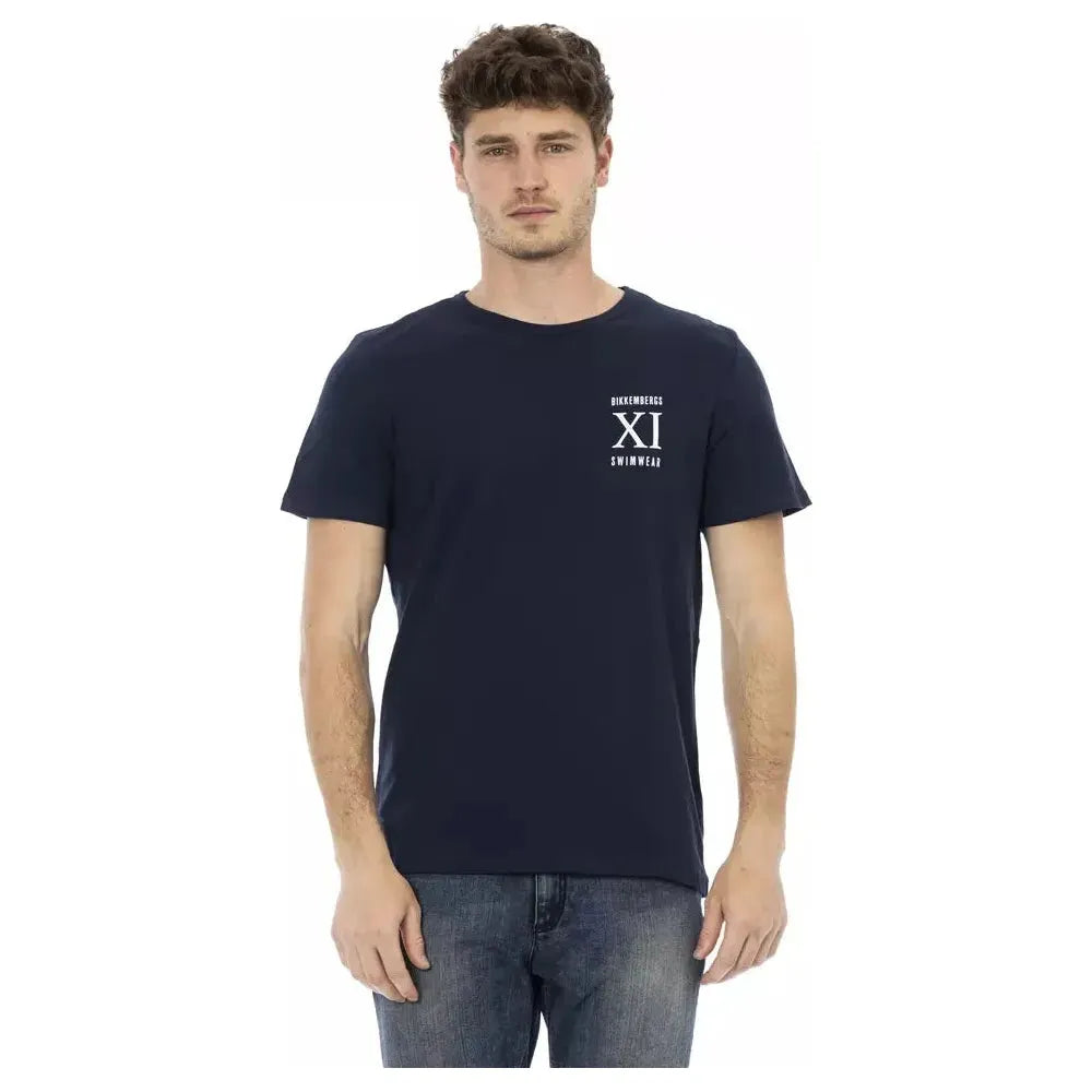Bikkembergs Blue Cotton T-Shirt