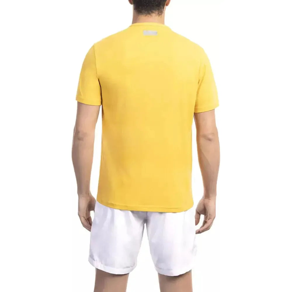 Bikkembergs Yellow Cotton T-Shirt