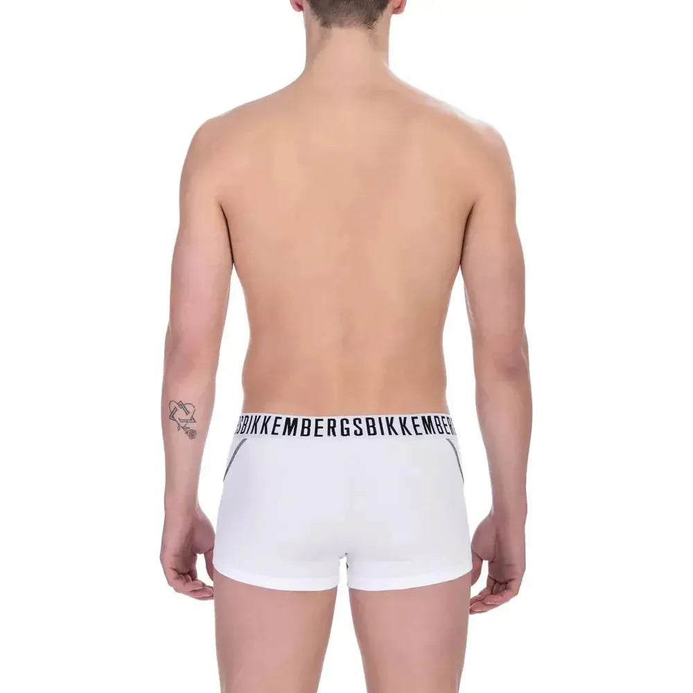 Bikkembergs White Cotton Boxer