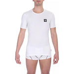 Bikkembergs White Cotton Men's T-Shirt BI-21804-S