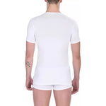 Bikkembergs White Cotton Men's T-Shirt BI-21804-S