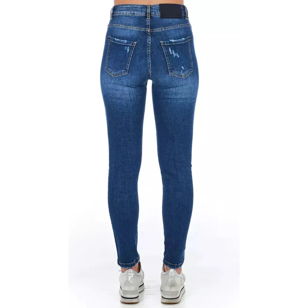 Frankie Morello Blue Denim Women's Jeans