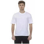 Tond White Cotton Men's Oversized T-Shirt MAN T-SHIRTS Tond Light Gray