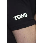 Tond Black Cotton Men's T-Shirt TO-20041-S
