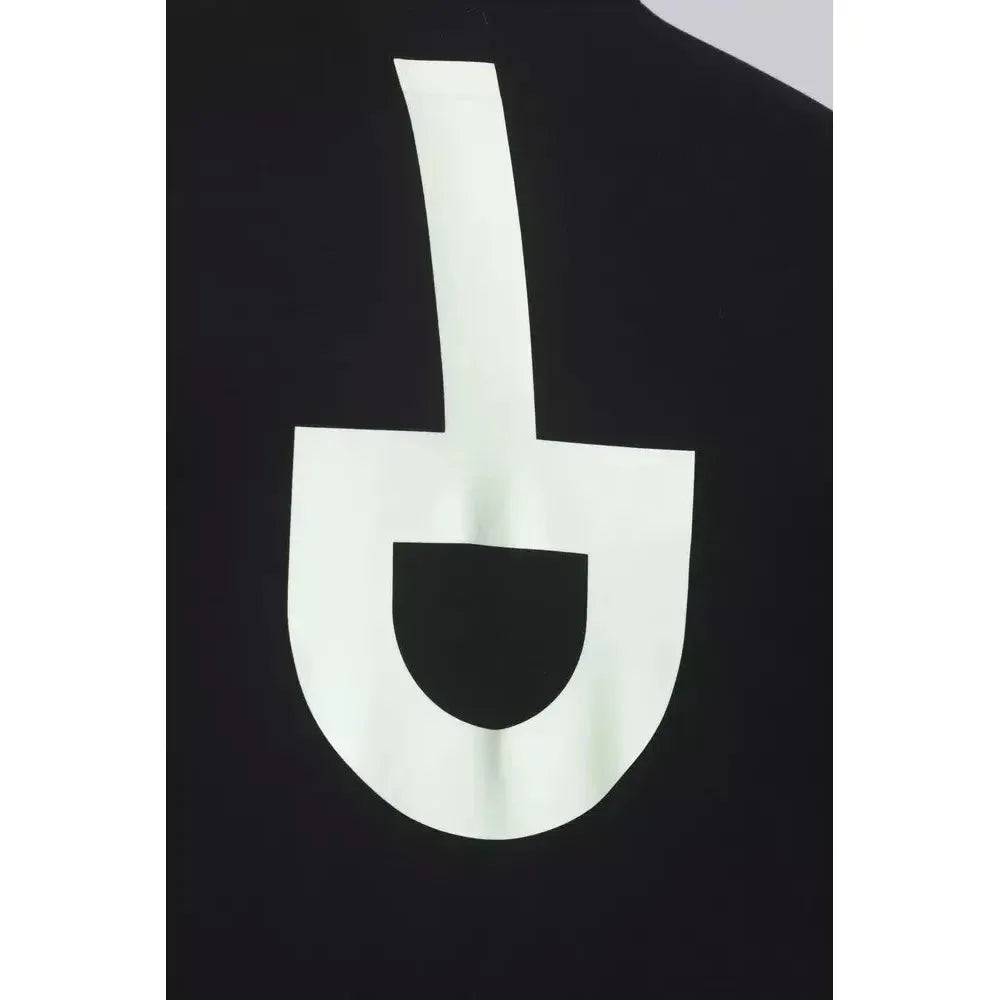 Tond Black Cotton Men's T-Shirt TO-20041-S