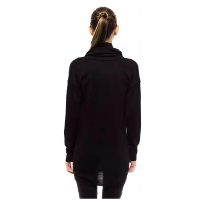 Montana Blu Black Wool Women Sweater