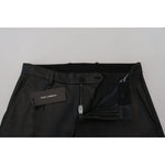 Dolce & Gabbana Black Shiny Stretch Skinny Pants PAN73327 - 46