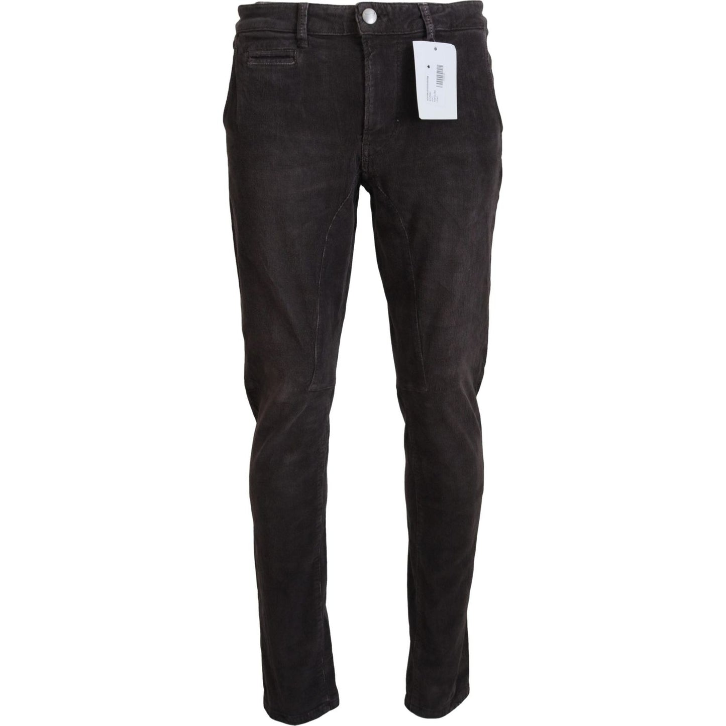 Acht Brown Cotton Straight Fit Men Casual Pants PAN74129 - 48