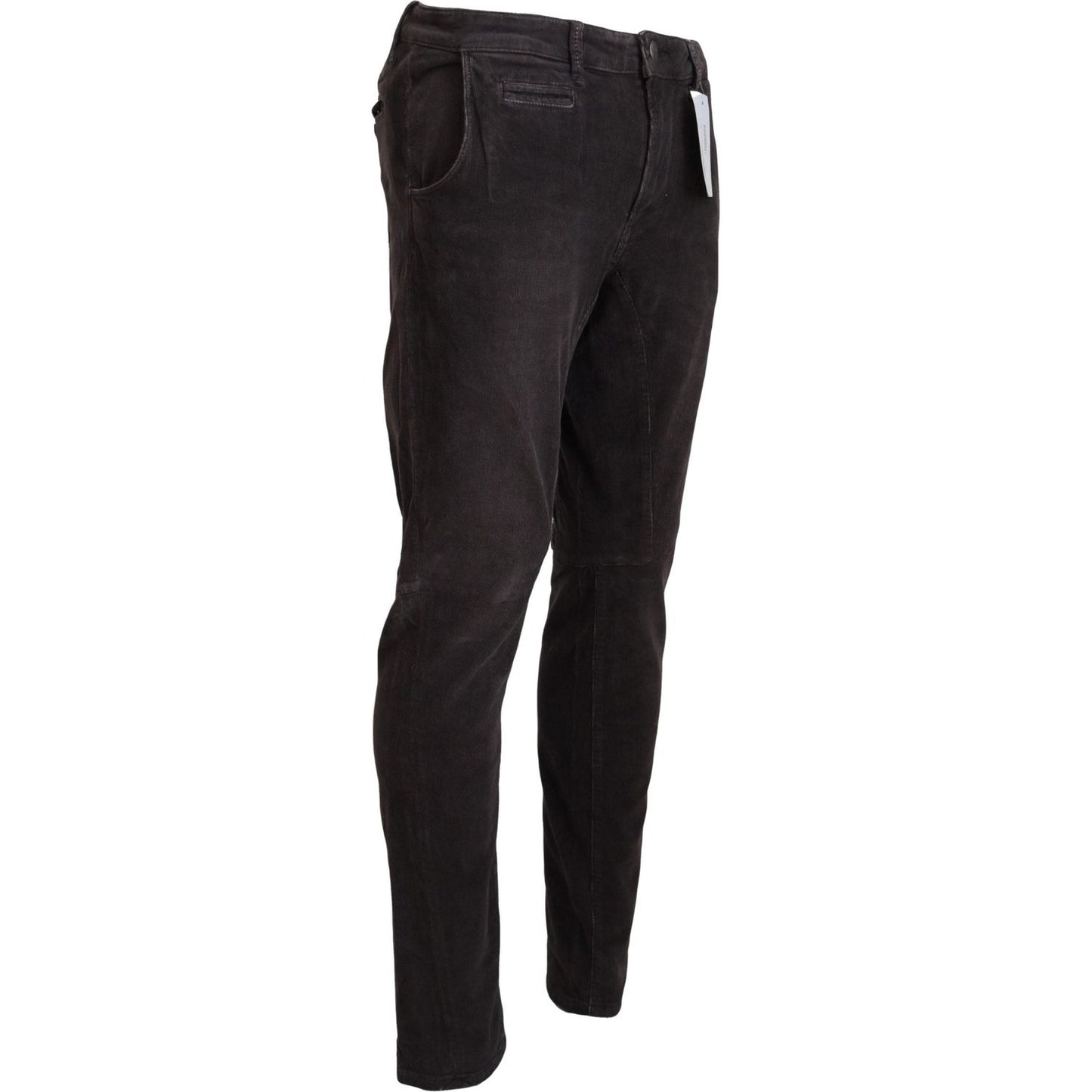 Acht Brown Cotton Straight Fit Men Casual Pants PAN74129 - 48