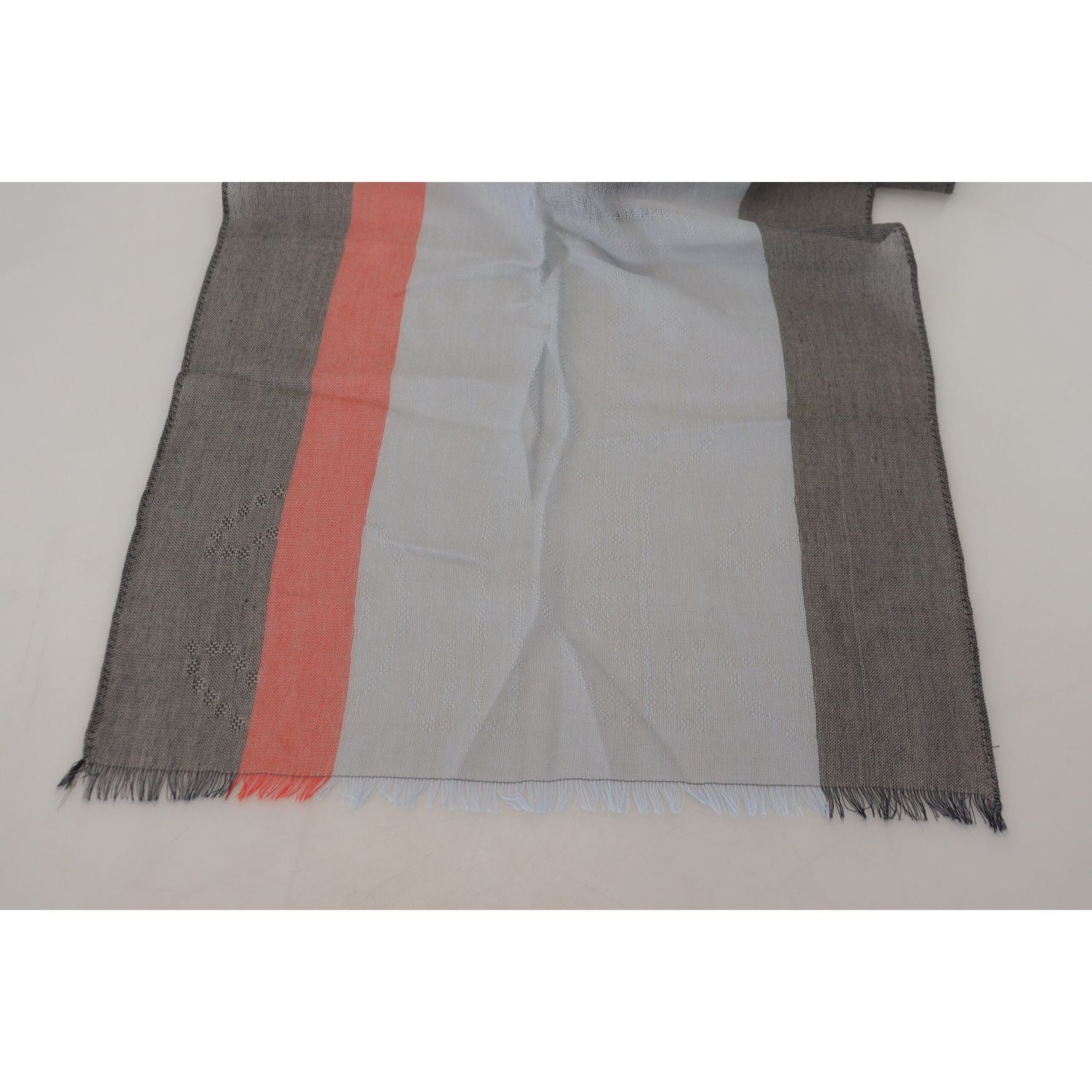 Costume National Multicolor Cotton Shawl Wrap Scarf