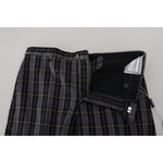 BENCIVENGA Gray Checkered Slim Fit Men Pants PAN74051 - 46