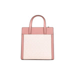 Michael Kors Cece Small Pink PVC North South Flap Tote Crossbody Bag Purse 35053