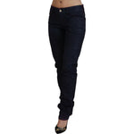 Just Cavalli Black Low Waist Slim Fit Women Casual Denim Jeans PAN70353- 26