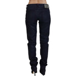 Just Cavalli Black Low Waist Slim Fit Women Casual Denim Jeans PAN70353- 26