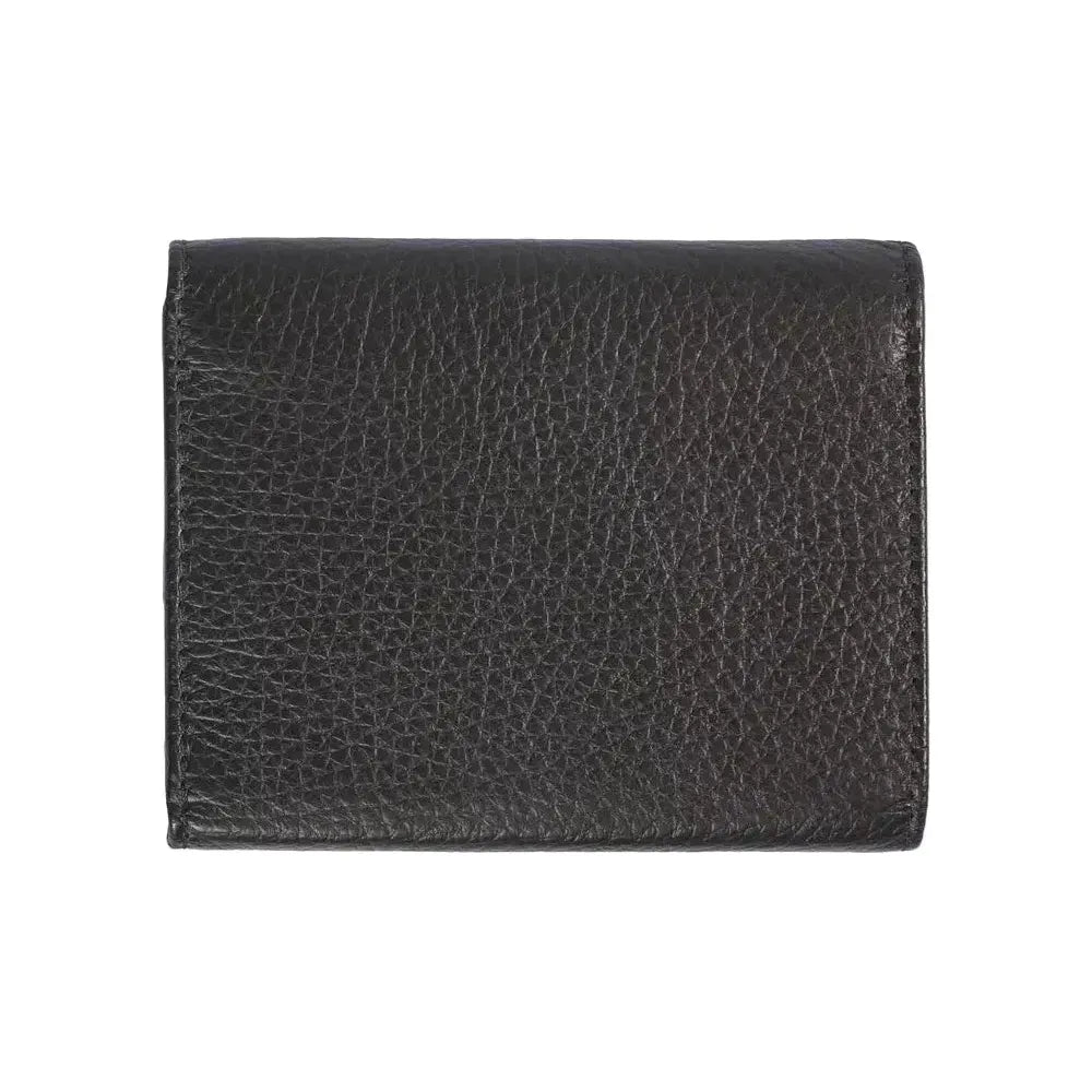 Trussardi Black Leather Women Wallet