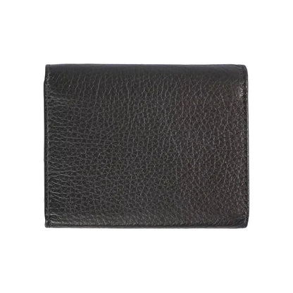 Trussardi Black Leather Women Wallet