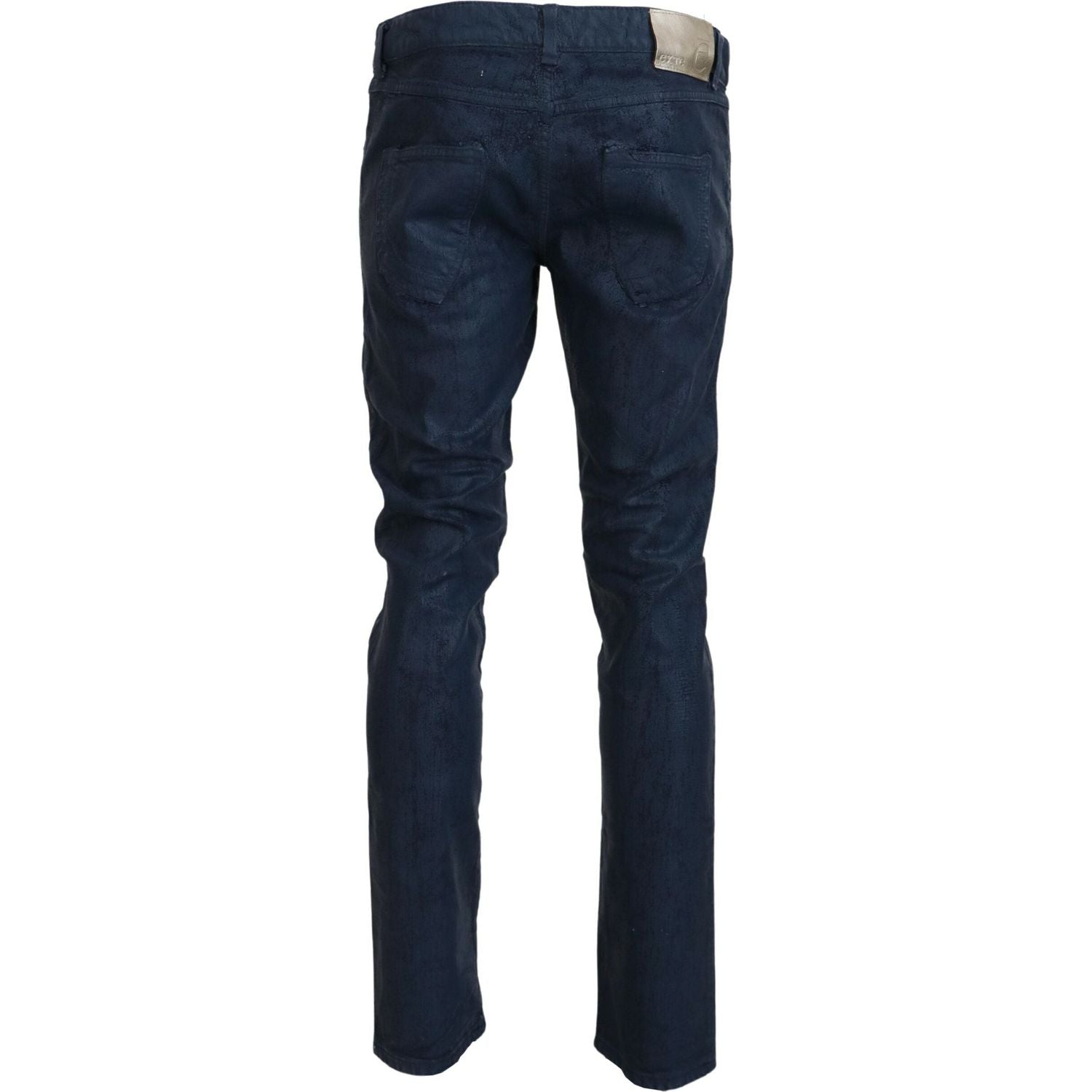 Exte Blue Cotton Tapered Slim Fit Men Casual Denim Jeans