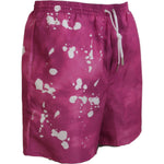 Dsquared² Pink Tie Dye Logo Men Beachwear Shorts Swimwear