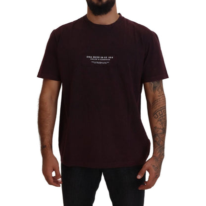 Dolce & Gabbana Bordeaux Crewneck Short Sleeve T-shirt