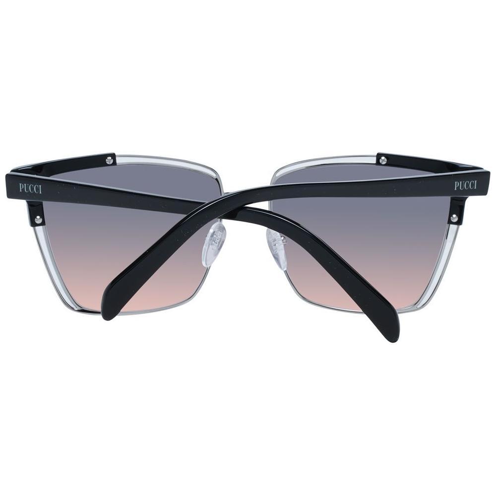 Emilio Pucci Multicolor Acetate & Metal Sunglasses