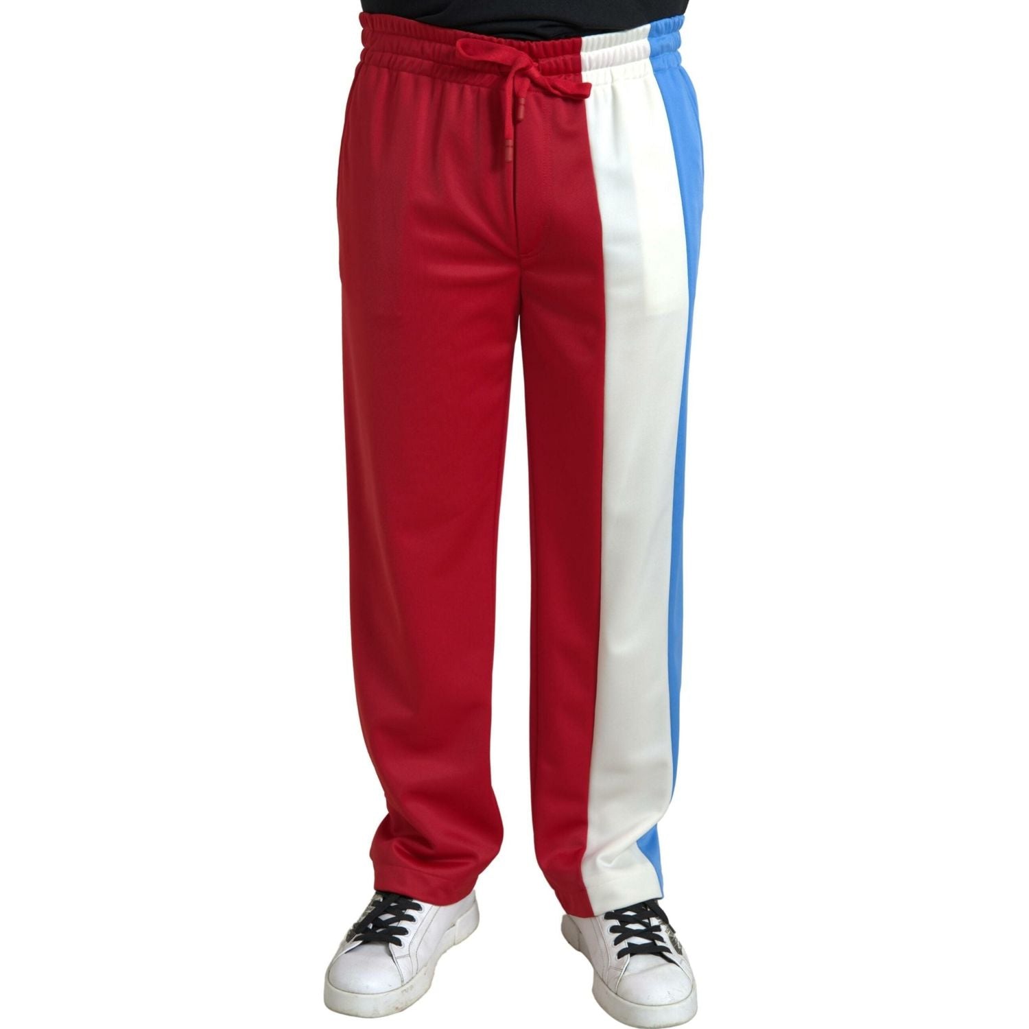 Dolce & Gabbana Multicolor Polyester Men Sweatpants Pants