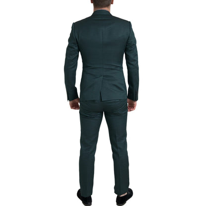 Dolce & Gabbana Green 3 Piece Single Breasted MARTINI Suit