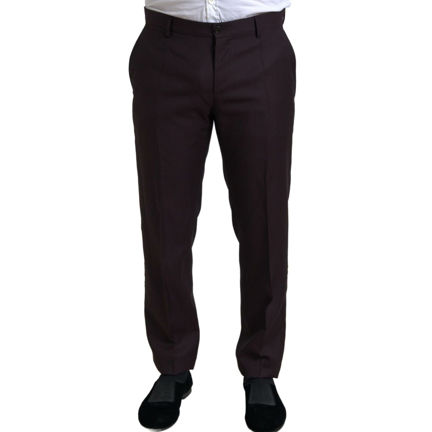 Dolce & Gabbana Maroon 2 Piece Single Breasted MARTINI Suit