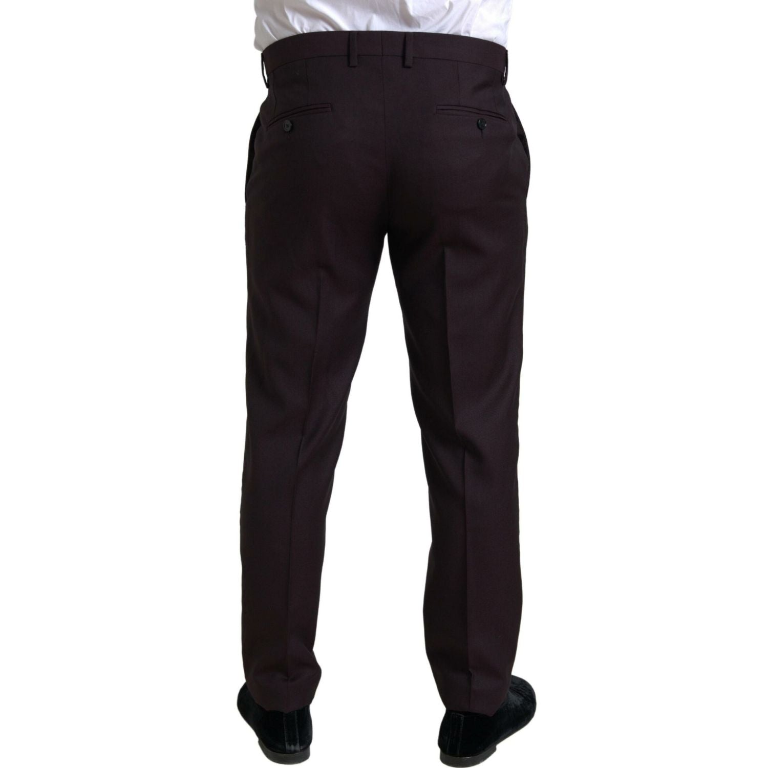 Dolce & Gabbana Maroon 2 Piece Single Breasted MARTINI Suit