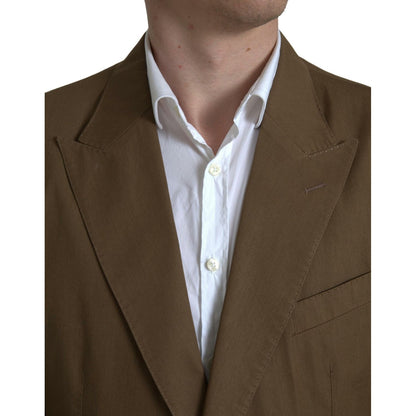 Dolce & Gabbana Brown 2 Piece Single Breasted TAORMINA Suit