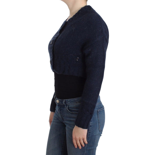 John Galliano Blue cropped cardigan SIG12103-2