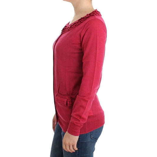 John Galliano Pink wool cardigan SIG12074-3