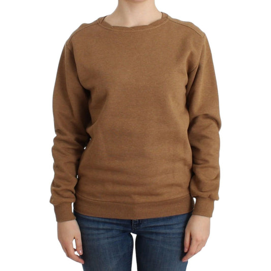 John Galliano Brown Crewneck Cotton Sweater SIG12072-2