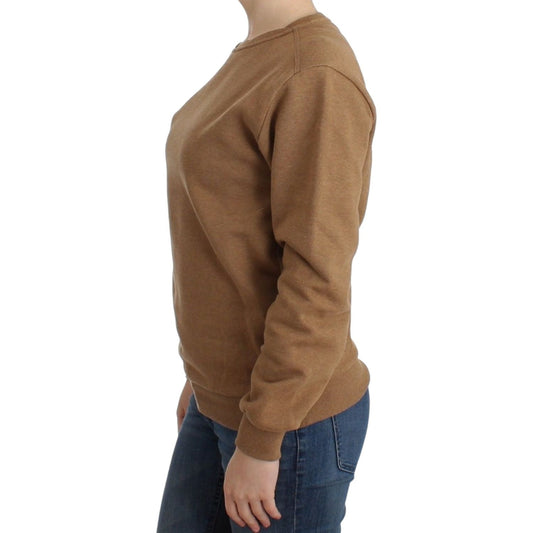 John Galliano Brown Crewneck Cotton Sweater SIG12072-2