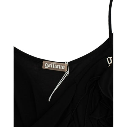 John Galliano Black coctail dress