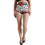 Dolce & Gabbana Multicolor Floral Polka Dot Hot Pants Shorts PAN74895-40