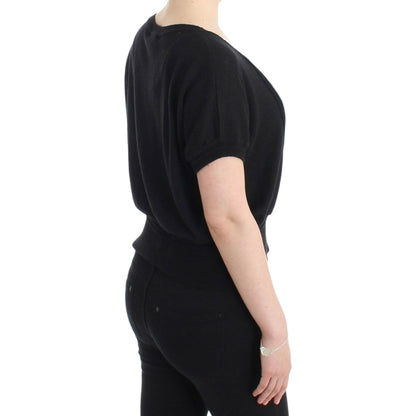 Cavalli Black short sleeved jumper