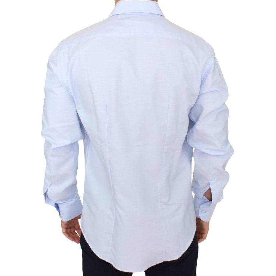 Cavalli Light blue cotton shirt